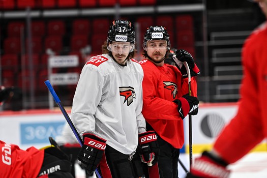 Раскатка «Авангарда» перед матчем с «Салаватом Юлаевым»