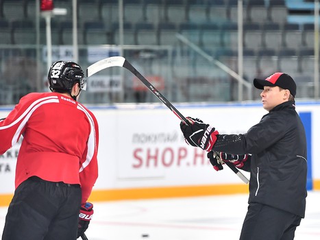 Раскатка "Авангарда" перед игрой со "Слованом"