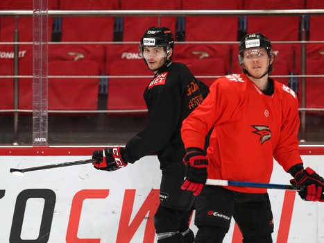 Раскатка «Авангарда» перед шестым матчем финальной серии с ЦСКА