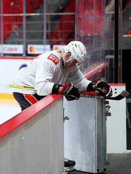 Тренировка «Авангарда» во время паузы в чемпионате