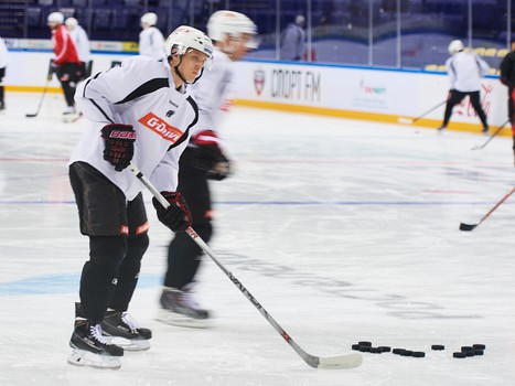 Раскатка "Авангарда" перед выездным матчем с "Ак Барсом"