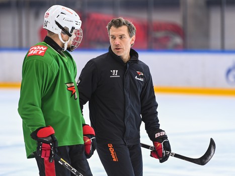 Тренировка «Авангарда» в Омске