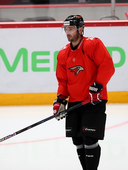 Раскатка «Авангарда» перед матчем с «Металлургом»