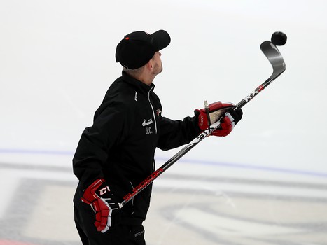 Раскатка «Авангарда» перед матчем с «Амуром»