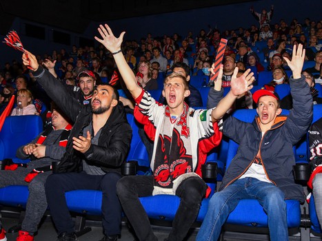 Омск празднует чемпионство «Авангарда»!