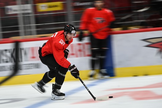 Раскатка «Авангарда» перед матчем с ХК «Сочи»