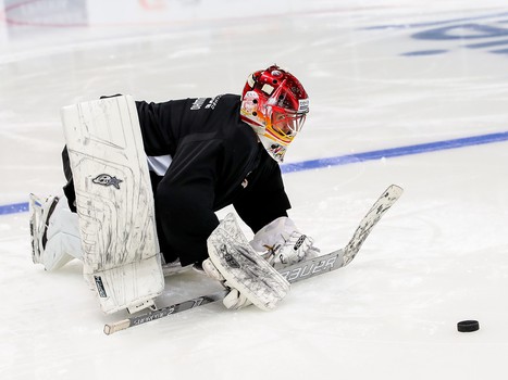 Раскатка «Авангарда» перед матчем с «Сибирью»