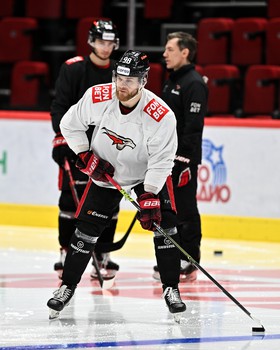 Раскатка «Авангарда» перед матчем с «Трактором»