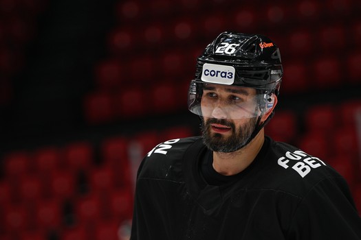 Тренировка «Авангарда» перед матчем с «Амуром»