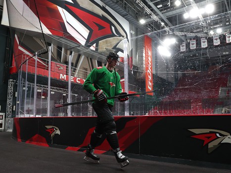 Первая тренировка Виктора Сведберга в «Авангарде»