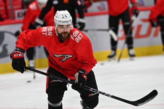 Тренировка «Авангарда» в Омске