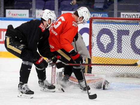 Раскатка «Авангарда» перед первым матчем серии с «Ак Барсом»