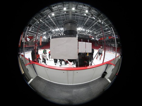 Открытая тренировка «Авангарда» перед стартом второго раунда плей-офф