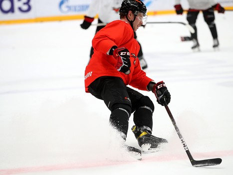 Тренировка «Авангарда» во время паузы в чемпионате