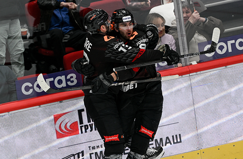 «ЗАСУШИЛИ» ПЕРВЫЙ МАТЧ | Победная раздевалка «Авангарда» после игры с ЦСКА