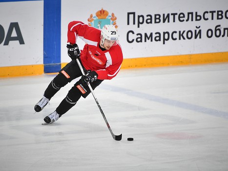 Раскатка "Авангарда" перед выездным матчем с "Ладой"