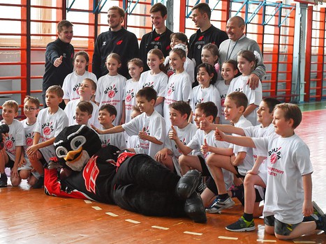 "Физ-ра с "Омскими Ястребами" в 26 гимназии