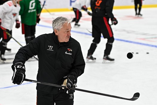 Раскатка «Авангарда» перед матчем с «Амуром»