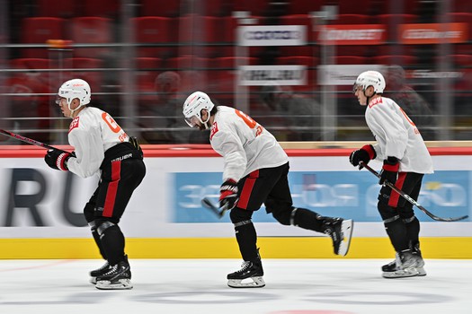 Тренировка «Авангарда» на старте паузы в чемпионате