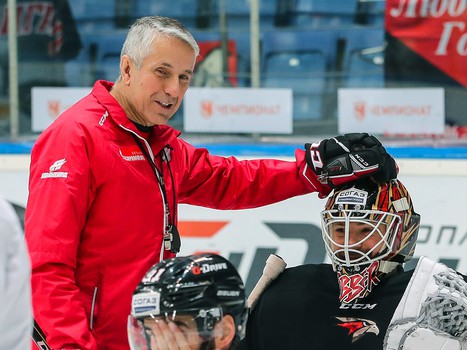 Раскатка «Авангарда» перед матчем с «Магниткой»