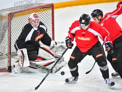 10.02.2017. Открытая тренировка "Авангарда" для СМИ