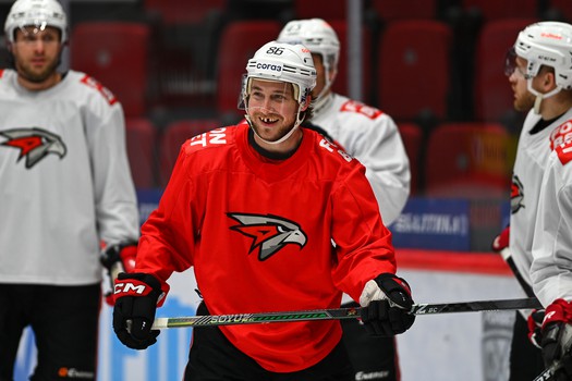 Тренировка «Авангарда» в Омске