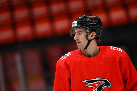 Раскатка «Авангарда» перед матчем с «Барысом»