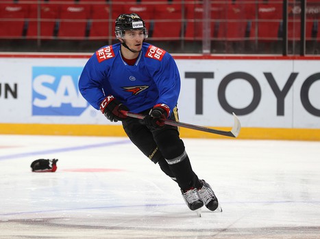 Раскатка «Авангарда» перед матчем с «Витязем»