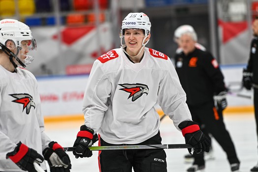 Раскатка «Авангарда» перед выездным матчем со «Спартаком»