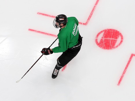 Раскатка «Авангарда» перед матчем с «Салаватом Юлаевым»