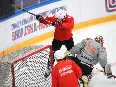 Раскатка «Авангарда» перед вторым матчем финальной серии с ЦСКА