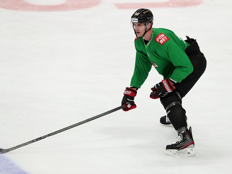 Первая тренировка Виктора Сведберга в «Авангарде»