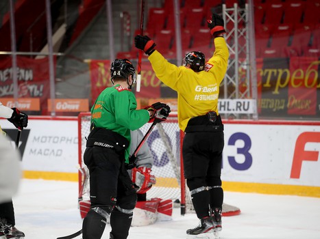 Открытая тренировка «Авангарда» перед стартом второго раунда плей-офф