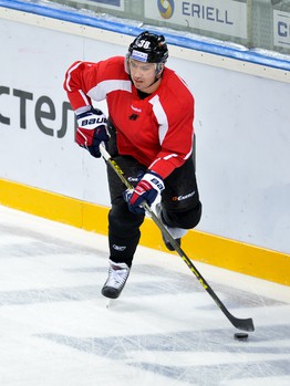 Раскатка "Авангарда" перед матчем ХК "Сочи"