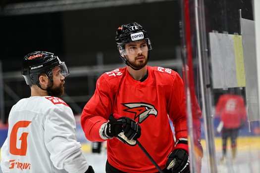 Первая ледовая тренировка «Авангарда»