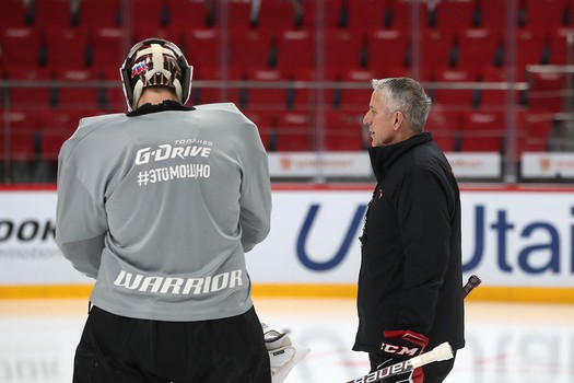 Открытая тренировка «Авангарда» для прессы и болельщиков