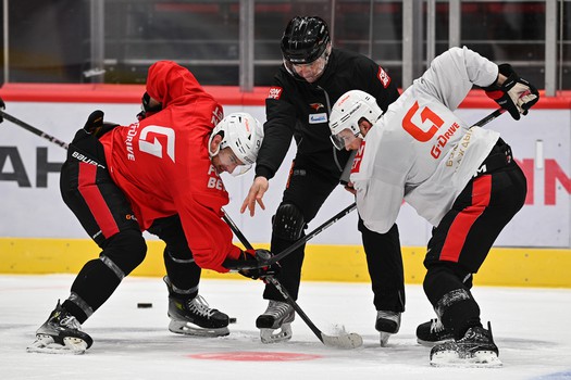 Тренировка «Авангарда» в Омске