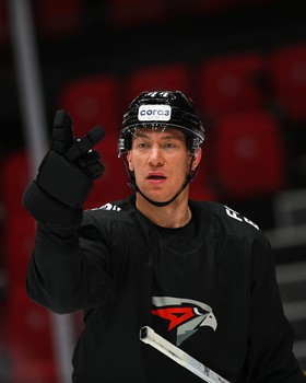 Раскатка «Авангарда» перед матчем с минским «Динамо»