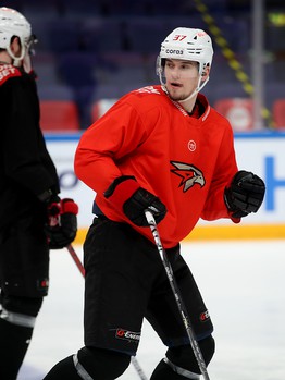 Тренировка «Авангарда» перед пятым матчем серии с «Ак Барсом»