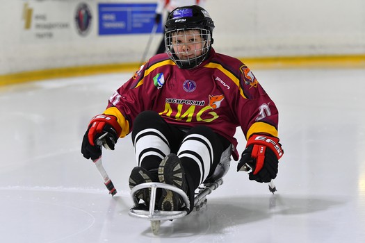 Турнир по следж-хоккею в Омске, день 1
