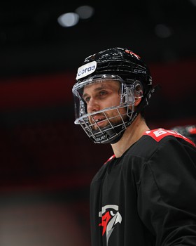 Тренировка «Авангарда» перед матчем с «Ак Барсом»