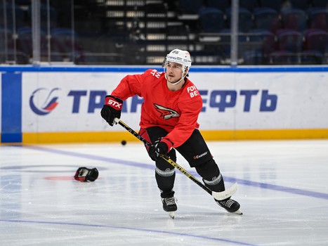 Раскатка «Авангарда» перед выездным матчем с московским «Динамо»