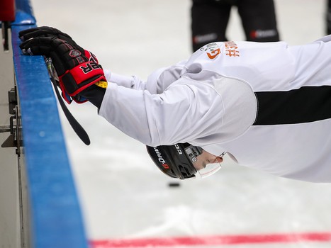 Открытая тренировка «Авангарда» для СМИ