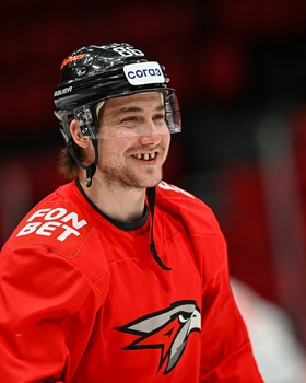 Раскатка «Авангарда» перед первым матчем серии с «Ладой»