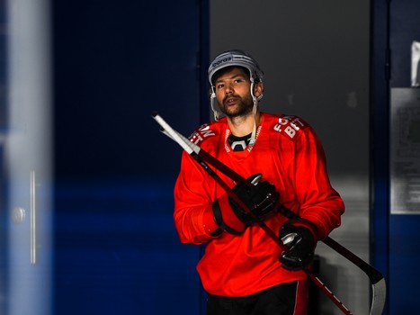 Тренировка «Авангарда» перед матчем в Новосибирске