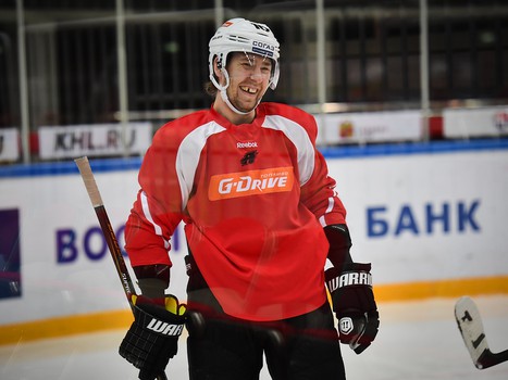 Тренировка "Авангарда" во Владивостоке перед матчем с "Адмиралом"