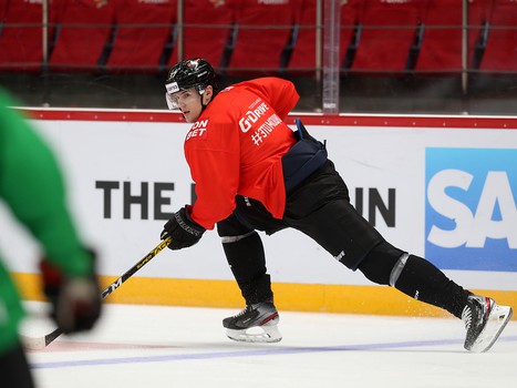 Раскатка «Авангарда» перед матчем с «Витязем»