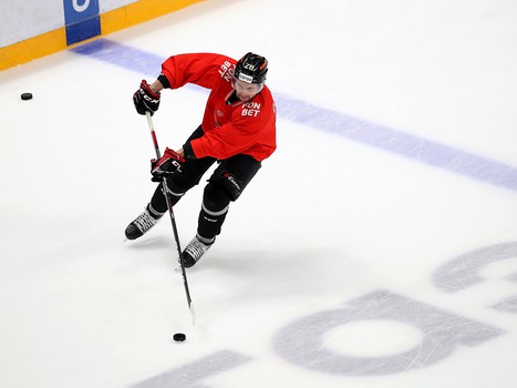 Раскатка «Авангарда» перед матчем с «Металлургом»