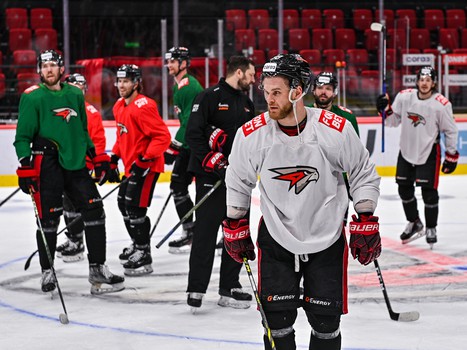 Открытая тренировка «Авангарда» перед вторым раундом плей-офф