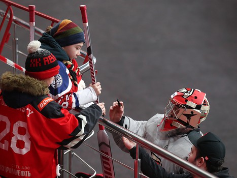 Открытая тренировка «Авангарда» перед вторым раундом плей-офф